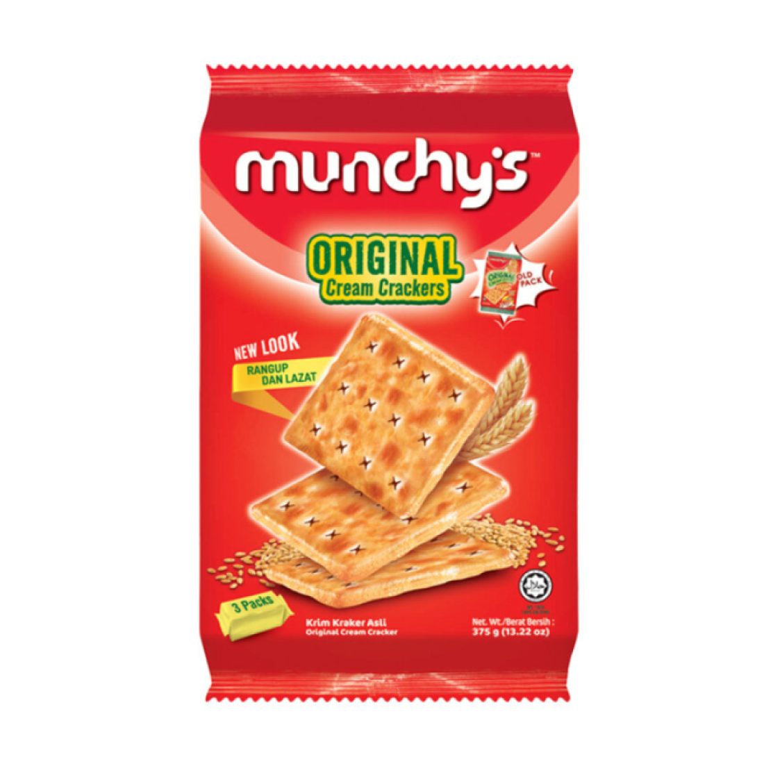MUNCHYS ORIGINAL CREAM CRACKERS 375g