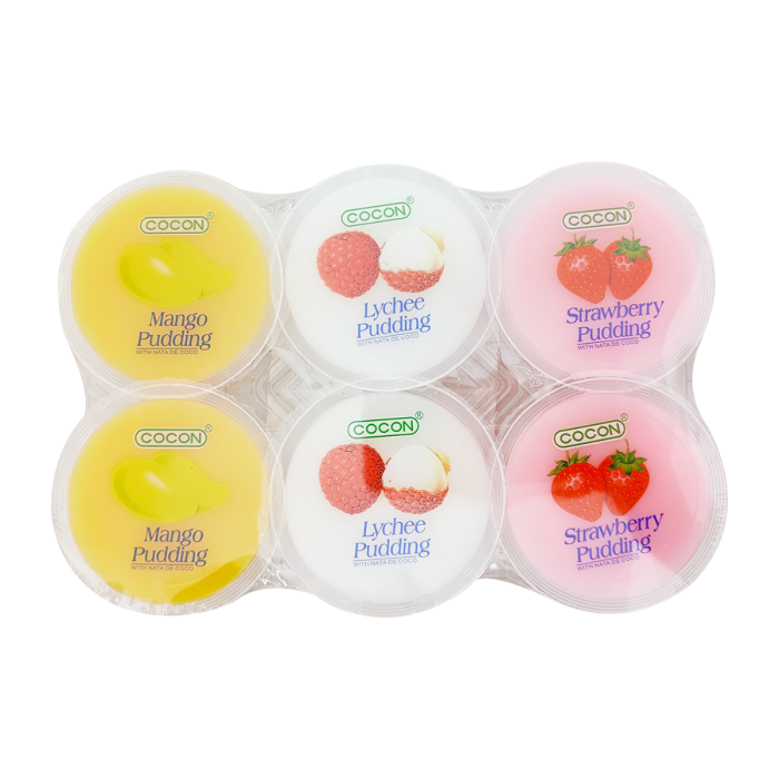 MIXED FRUIT PUDDING 120g x 6 cups