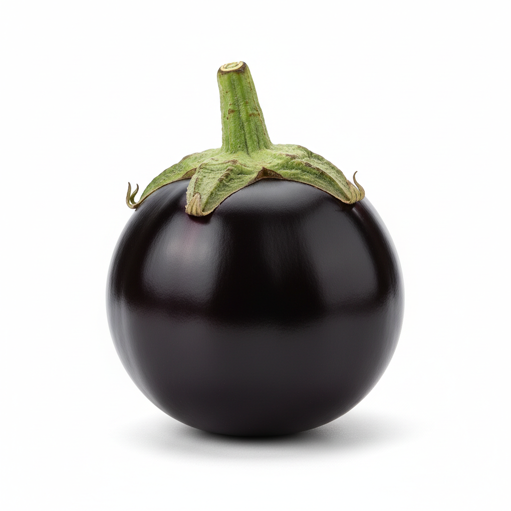 Terung Bulat Hitam